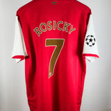 Arsenal 2007/08 Heimtrikot - Rosicky Champions League Edition L