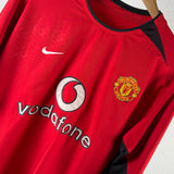 Manchester United 2003/04 Heimtrikot – Langarm – Cristiano Ronaldo (#7) – Größe M