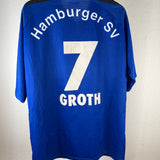 🔵⚪ Hamburger SV Auswärtstrikot 1997/98 – Fila – Groth #7 – Größe L/XL