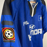 🔵⚪ Hamburger SV Auswärtstrikot 1997/98 – Fila – Groth #7 – Größe L/XL