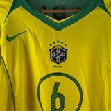 Brasilien 2004 Heimtrikot – Roberto Carlos – Größe M