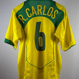 Brasilien 2004 Heimtrikot – Roberto Carlos – Größe M