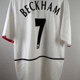 Manchester United 2002/03 Auswärtstrikot – Beckham #7 – Größe XL