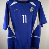Brasilien 2002 Auswärtstrikot – Ronaldinho – Größe M