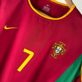 Portugal 2002 Heimtrikot – Figo #7 – Größe M