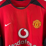 Manchester United 2002/03 Heimtrikot – Beckham #7 – Größe L
