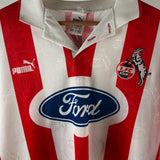 Vintage 1. FC Köln 1995/96 Heimtrikot – Polster #9 – Größe XL