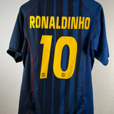 FC Barcelona 2004/05 Auswärtstrikot – Ronaldinho #10 – Größe M