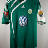 VfL Wolfsburg 2008/09 Heimtrikot – Misimović #10 – mit Bundesliga-Patches – Größe L