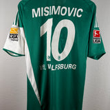 VfL Wolfsburg 2008/09 Heimtrikot – Misimović #10 – mit Bundesliga-Patches – Größe L