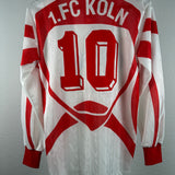 1. FC Köln 1992/93 Heimtrikot – Langarm – #10 – Größe S