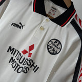 Eintracht Frankfurt 1996/97 Auswärtstrikot – Größe M – mit Autogrammen