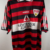🚨DEFEKT🚨 VfB Stuttgart 1997/98 Auswärtstrikot – 2XL – Adidas