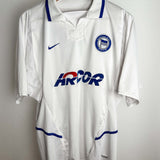 Hertha BSC 2002/03 Auswärtstrikot – Friedrich #4 – Sehr gut (L)
