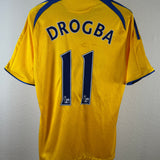 Chelsea FC 2008/09 Drittes Trikot (Gelb) – Drogba #11 – Größe M