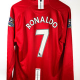Manchester United 2008 Heimtrikot (L) – Ronaldo – Langarm