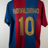 FC Barcelona 2006/07 Heimtrikot – Ronaldinho #10 – M