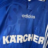Schalke 04 1996/97 Vintage Heimtrikot – L – Kärcher