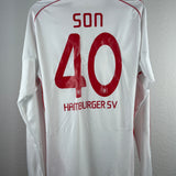 Hamburger SV 2010/11 Heimtrikot – Heung-Min Son #40 – Adidas – Größe L – Langarm