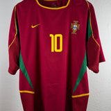 Portugal 2002 Heimtrikot – Rui Costa #10 – Größe XL
