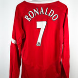 🔴⚪ Manchester United Vintage Heimtrikot 2004/06 – Langarm – Ronaldo