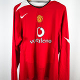 🔴⚪ Manchester United Vintage Heimtrikot 2004/06 – Langarm – Ronaldo
