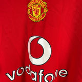 🔴⚪ Manchester United Vintage Heimtrikot 2004/06 – Langarm – Ronaldo