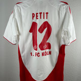 1. FC Köln 2008/09 Auswärtstrikot – Petit #12 – Größe M/L