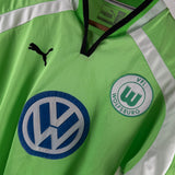 VfL Wolfsburg 2000/01 Heimtrikot – Größe L Unterschriften