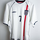 England 2002 Heimtrikot – Beckham (L)