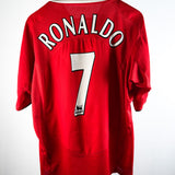 Manchester United 2004 Heimtrikot – Ronaldo (#7) – L