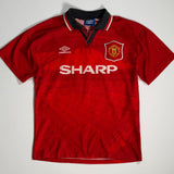 Manchester United 1994/95 Heimtrikot – Cantona #7 – Größe M – Gut