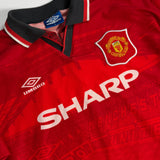 Manchester United 1994/95 Heimtrikot – Cantona #7 – Größe M – Gut