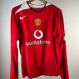 Manchester United Langarm Trikot – Keane (#16) 2004/05 – M