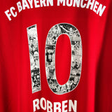 Bayern München 2018 Heimtrikot Special Flock – Arjen Robben Abschied (2XL)