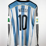 2014/15 ARGENTINIEN MESSI #10 LANGARM Heim Trikot (M) ADIDAS