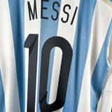 2014/15 ARGENTINIEN MESSI #10 LANGARM Heim Trikot (M) ADIDAS
