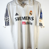 Real Madrid 2002 Trikot – Zidane (#5) Champions League Patches – M