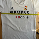 Real Madrid 2002 Trikot – Zidane (#5) Champions League Patches – M