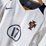 Portugal 2004 Auswärtstrikot – Ronaldo #17 – Größe M