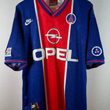 Original PSG Paris Saint-Germain 1995-96 Heimtrikot – Opel – Größe XL