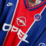 Original PSG Paris Saint-Germain 1995-96 Heimtrikot – Opel – Größe XL