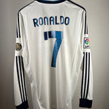 Original Real Madrid 2012 Langarmtrikot – Cristiano Ronaldo (#7) – L