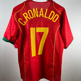 Portugal 2004 Ronaldo #17 Heimtrikot (M)