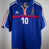 Frankreich F.F.F. 2000 Heimtrikot – Zidane #10 (XL) France