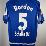 FC Schalke 04 2007/08 Heimtrikot – Bordon #5 (M) mit Autogramm