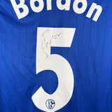 FC Schalke 04 2007/08 Heimtrikot – Bordon #5 (M) mit Autogramm