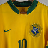 Brasilien 2006 Heimtrikot – Ronaldinho – Größe L