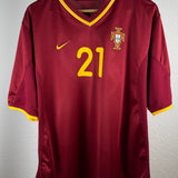 Portugal 2000 Heimtrikot – Nuno Gomes #21 (L)