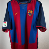FC Barcelona 2003/04 Heimtrikot – Ronaldinho #10 (XL)